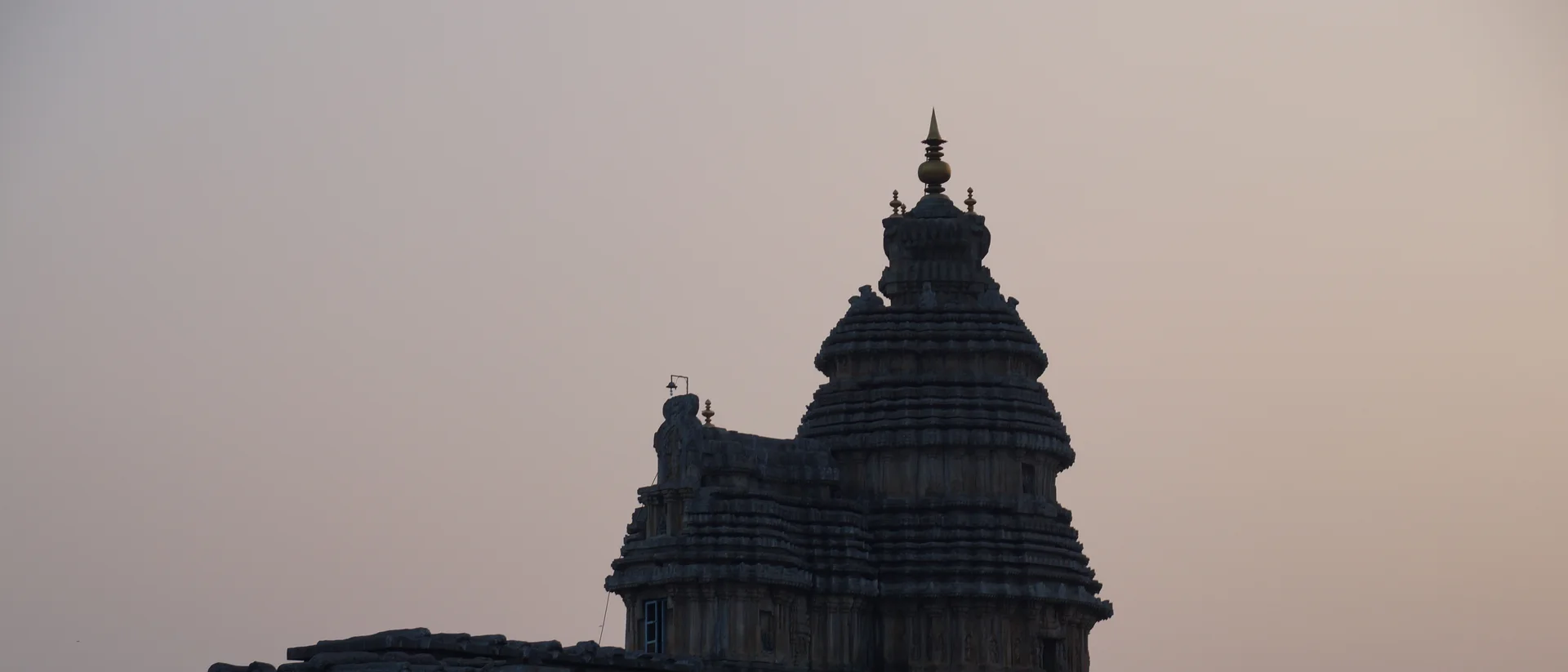 Sharadamba Temple at Sringeri, on the banks of the Tunga